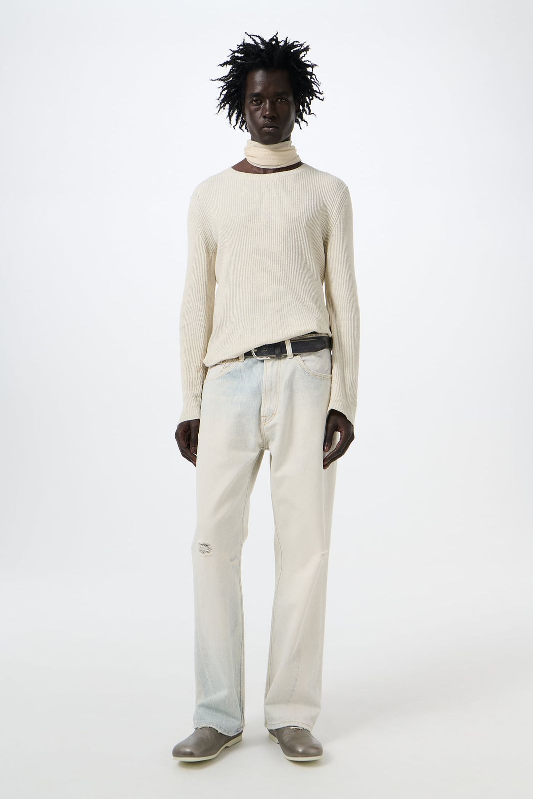 Our Legacy Straight leg jeans in denim cotton