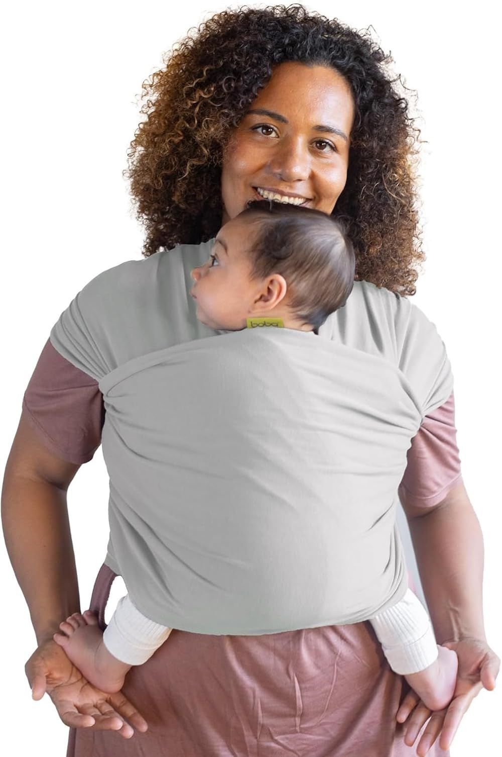 and Babies Children Newborn for Perfect up Sling Infant Stretchy to Original - Grey 35 Light Serenity Carrier lbs Baby Wrap Boba