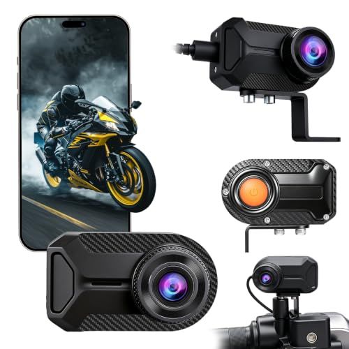 バイク用ドラレコ フロント 2K録画 130°広角 IP67防水 小型 スマホ連動 USB給電 衝撃・ループ録画 日本語対応 TFカード別売 | 2K録画、130°広角、IP67防水、コンパクト、スマホ連動、編集機能pms bca8d0ab