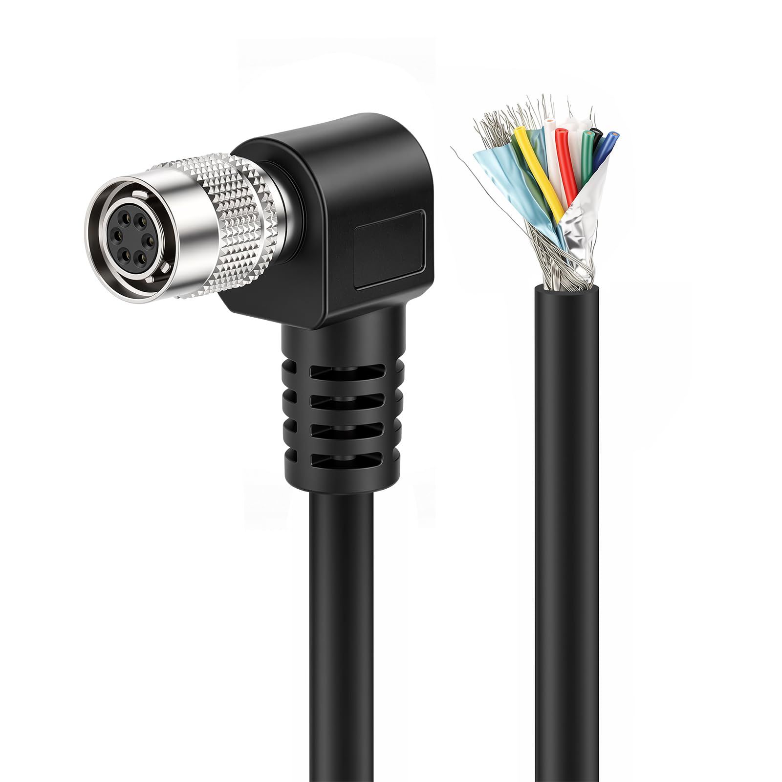 新品 ZBLZGP Hirose 6ピン メス (HR10A-7P-6S) - オープンエンドフライングカルベ Basler GIGE AVT CCDカメラ用 (10M) 7,666円