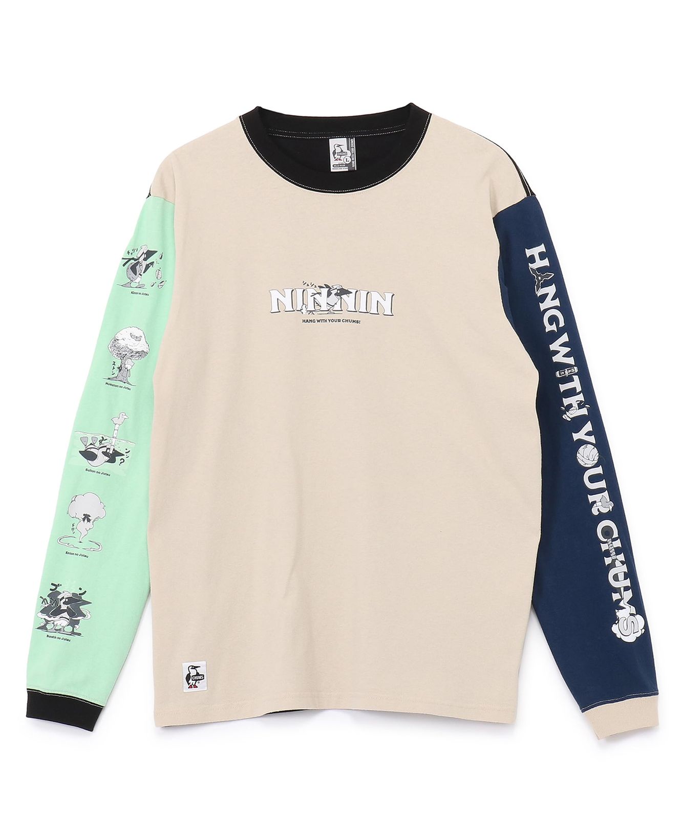 新品 [チャムス] ザ ニンジャ ブラッシュド ＬＳＴ The Ninja Brushed L/S T-Shirt