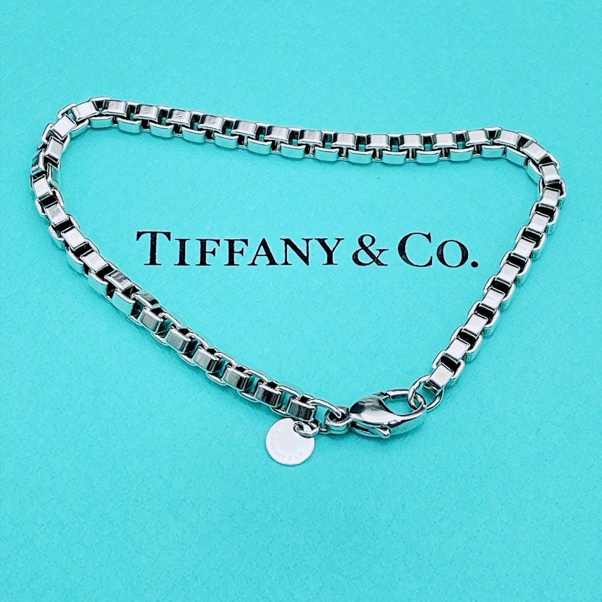 ◇ティファニー◇新品仕上済 Tiffany&Co. ベネチアン ブレスレット Ag925 シルバー 15.4g ブランド