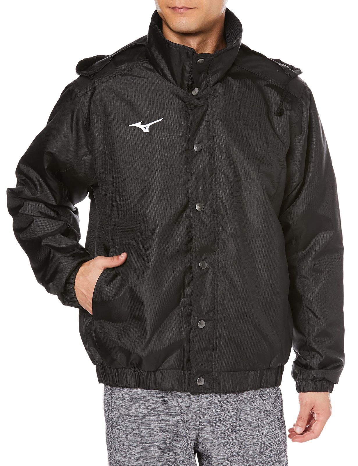 新品 [MIZUNO(ミズノ)]トレーニングウェア ブレスサーモ 中綿ウォーマーパンツ 32JE7551 ブラック 日本 S (日本サイズS相当)