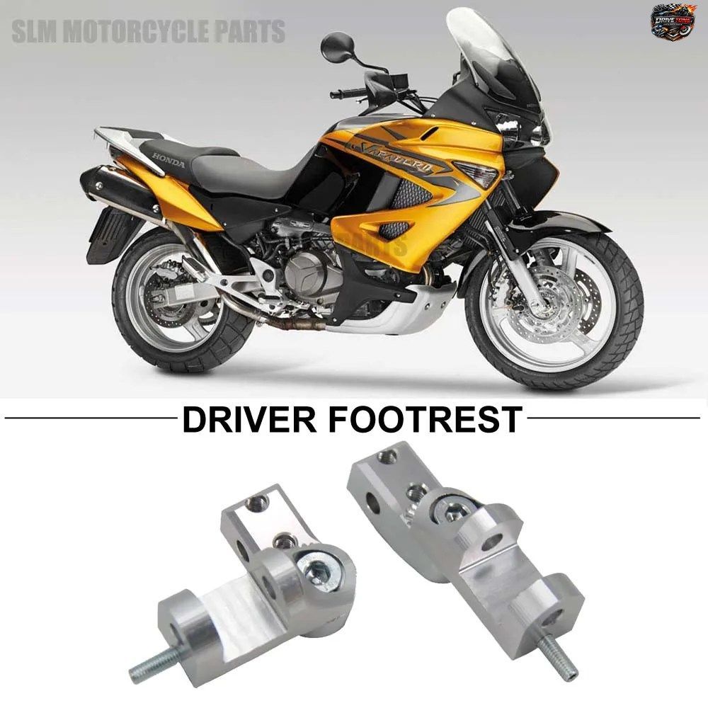 ホンダ バラデロ XL 1000V/A、バラデロ モデル 2009、バラデロ ST モデル 1999 用の新しいオートバイ用フットペグ パッセンジャーフットペ
