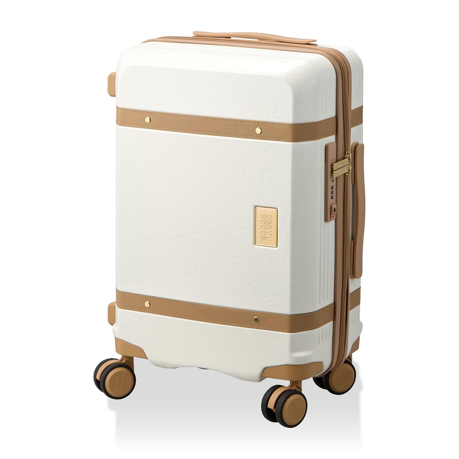 新品 [シフレ] オサムグッズ ハピタス ジッパースーツケース HAP2277-48 OG10 アイボリー