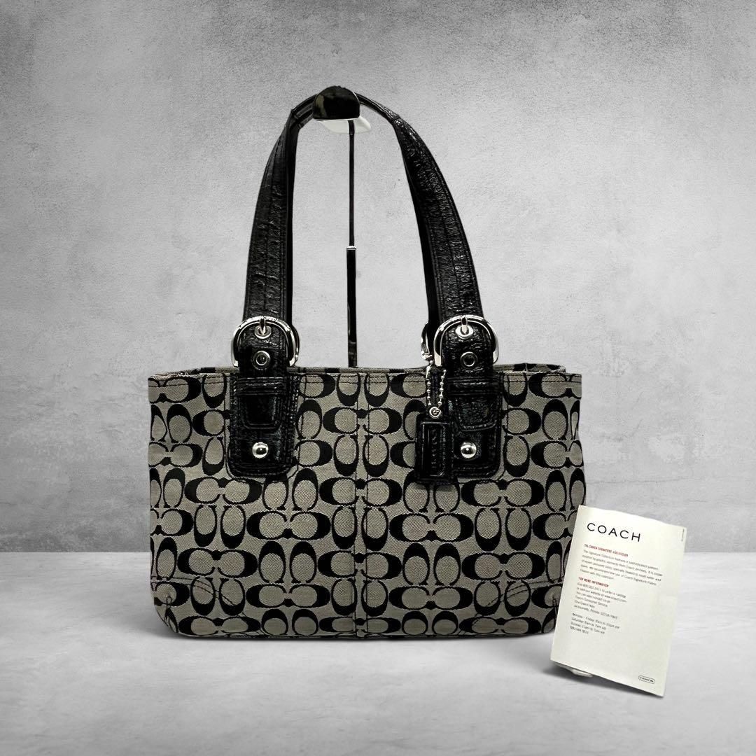 COACH F13117 Soho Signature Tote Y2K - メルカリ