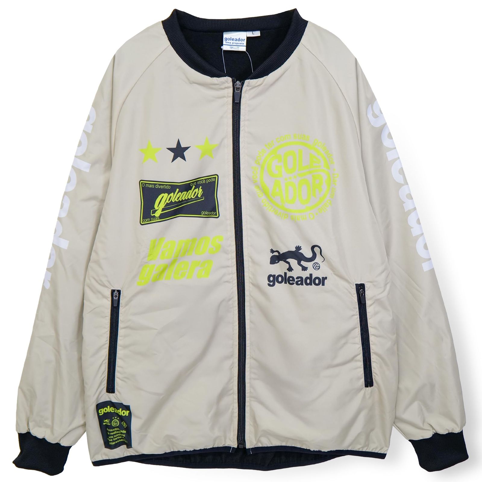 新品 SignBoardデザイン 裏トリコット ZIP ピステ ジャケット