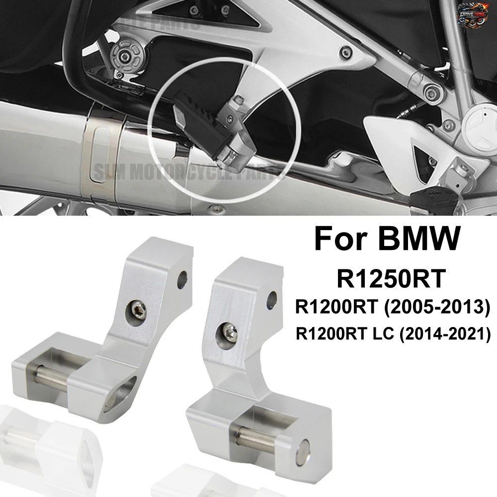 BMW R1250RT R1200RT LC R 1250 RT 2022 - 2025 2024 用新型モーターサイクルフットペグローダウンキットパッセンジャーフットレスト