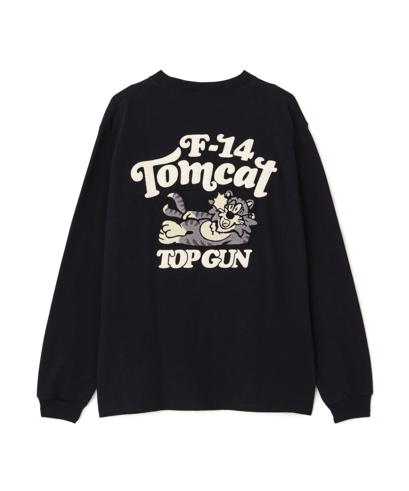 新品 [Avirex] [アヴィレックス] SAGARA TOM CAT L/S T-SHIRT/サガラ トムキャット 長袖 Tシャツ メンズ XL 010 ブラック