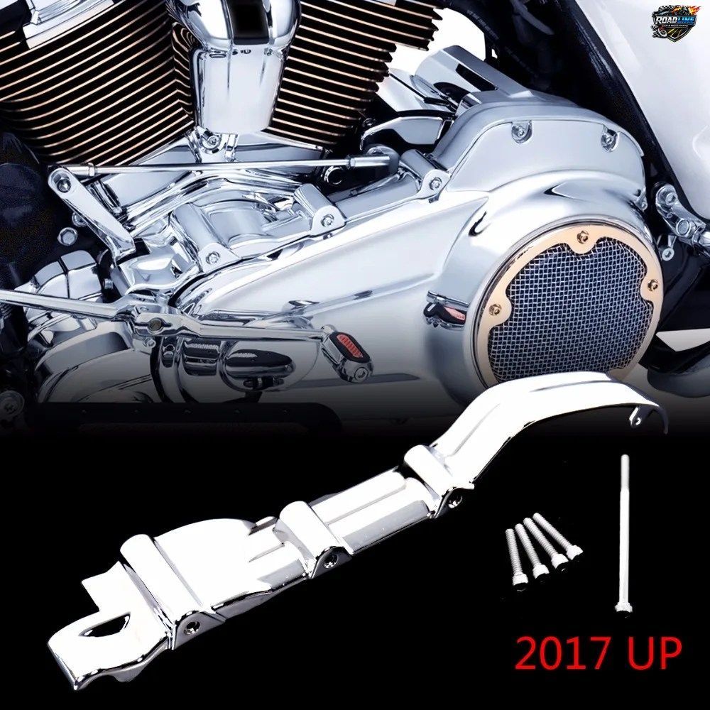 ハーレーツーリング、ストリートグライド、ロードキング、FLHX、FLH/T、FLHR（2017～2023年モデル）用クロームインナープライマリーアクセ