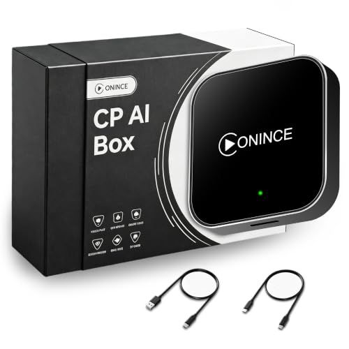 ONINCE CarPlay Ai Box 2025新型・YouTube/Netflix/Disney+など動画視聴可能・ワイヤレスCarPlay/Android Auto対応・Google Play対応 多機能ai box・2016年以降の ac26b579