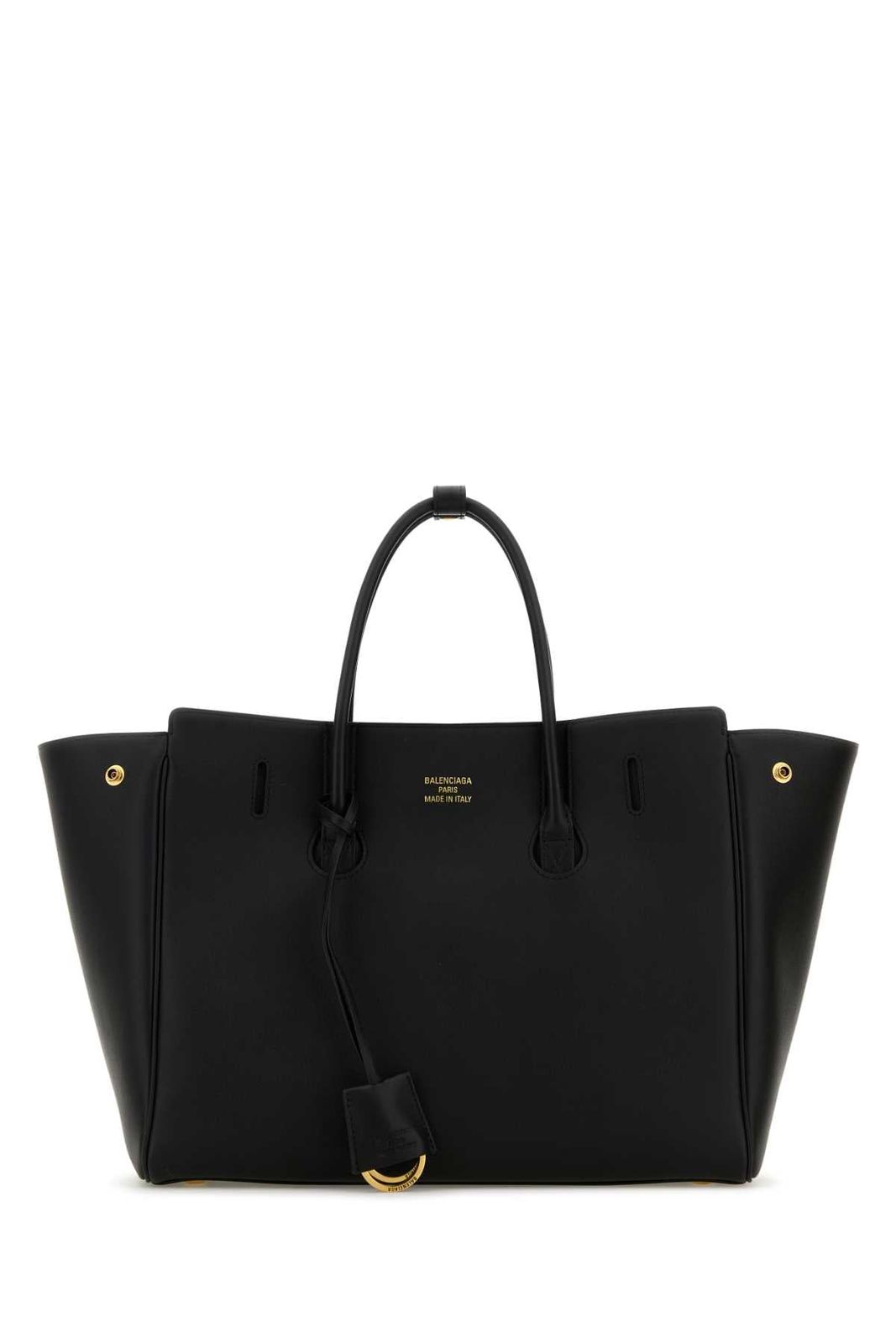 【新品・最安値】Balenciaga Hampton ca all s Black 正規品 ハンドバッグ