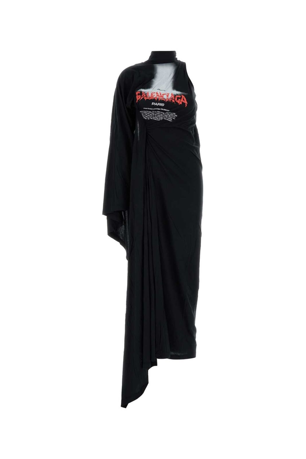【新品・最安値】Balenciaga Long draped dress Black 正規品 その他