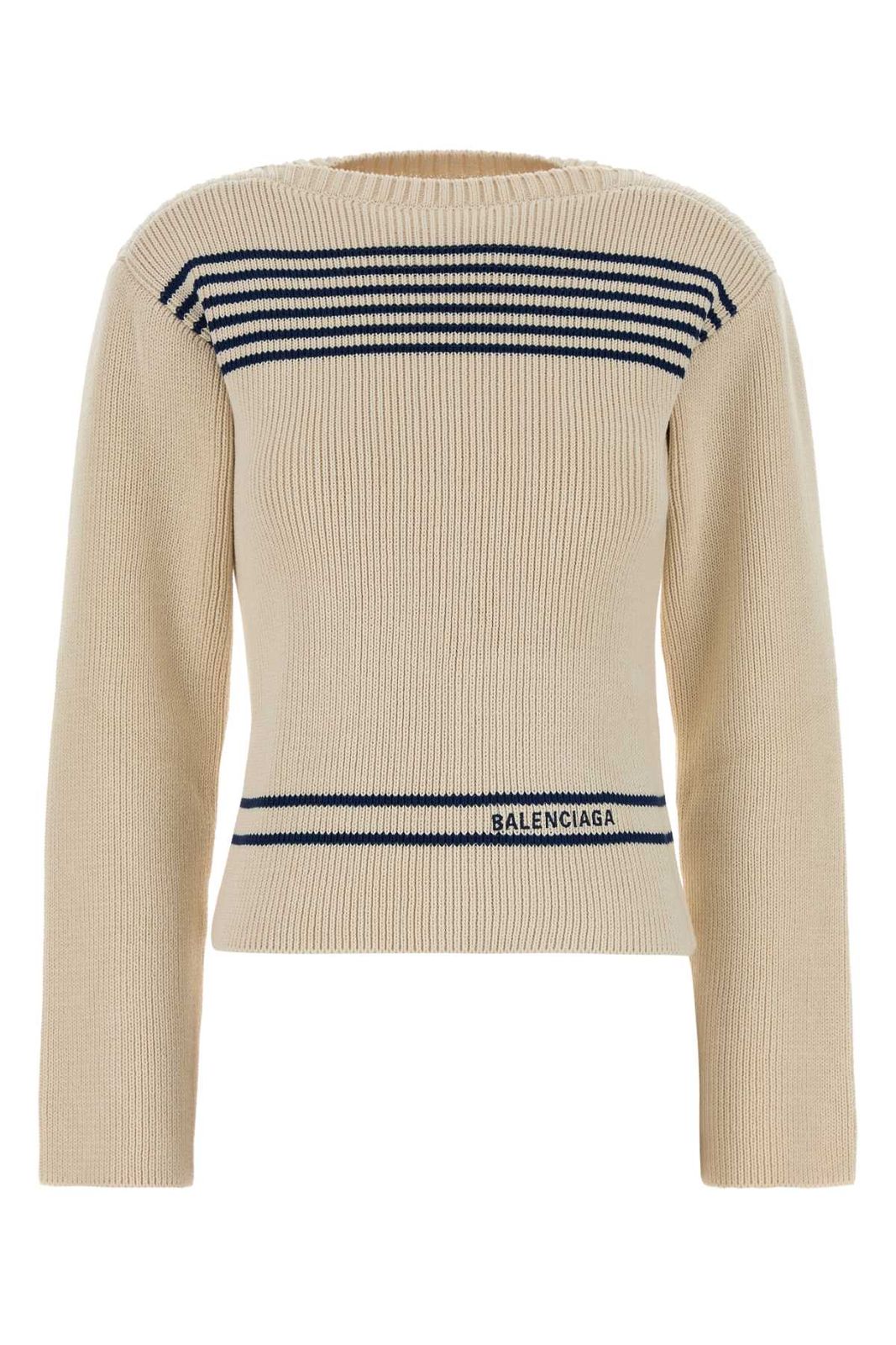 【新品・最安値】Balenciaga Mariniere boatneck NAVY/WHITE 正規品 ノースリーブ