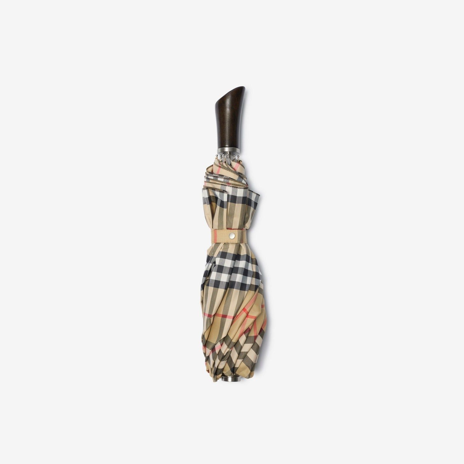 【新品・最安値】Burberry Um check compact umbrel SAND 正規品 その他