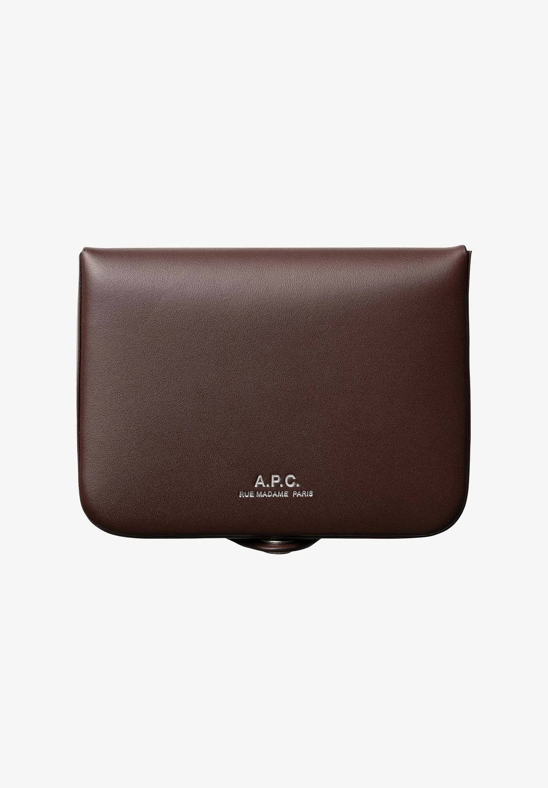 【新品・最安値】A.p.c. Portafoglio DARK BROWN 正規品 三つ折り財布 21,229円