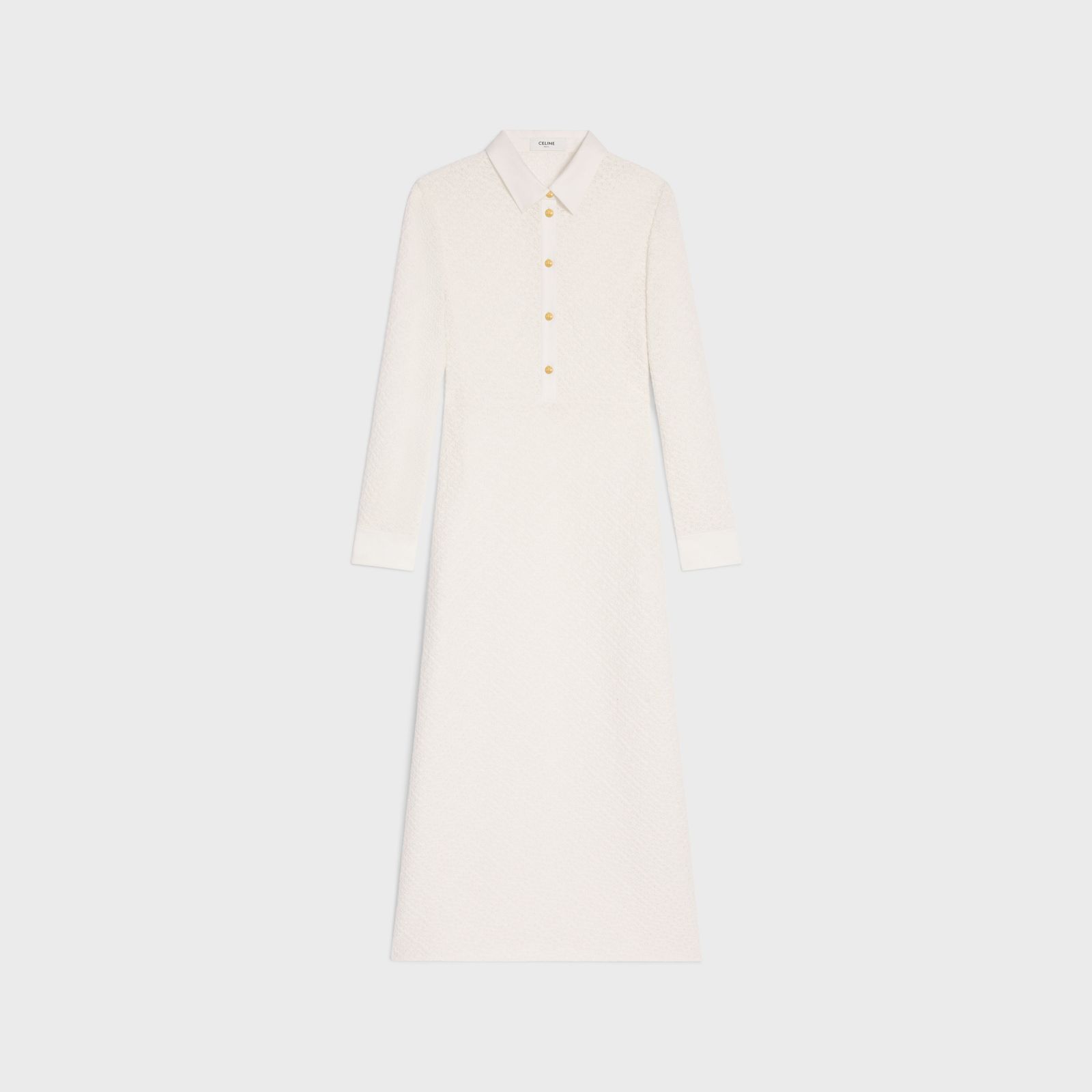 【新品・最安値】Celine Robe polo midi IVOIRE 正規品 その他 171,650円