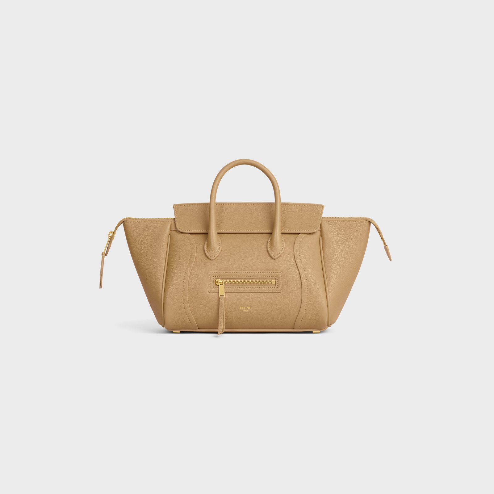 【新品・最安値】Celine Small luggage SANDCASTLE 正規品 ボストンバッグ・旅行用バッグ