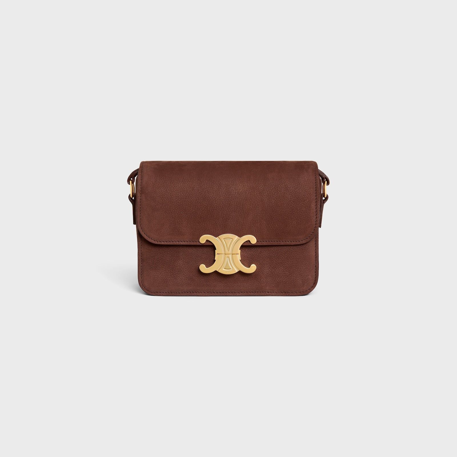 【新品・最安値】Celine Teen triomphe CHESTNUT 正規品 ハンドバッグ