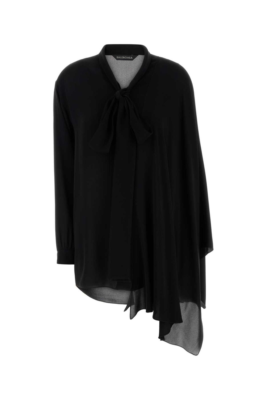 【新品・最安値】Balenciaga Scarf blouse Black 正規品 その他 172,050円