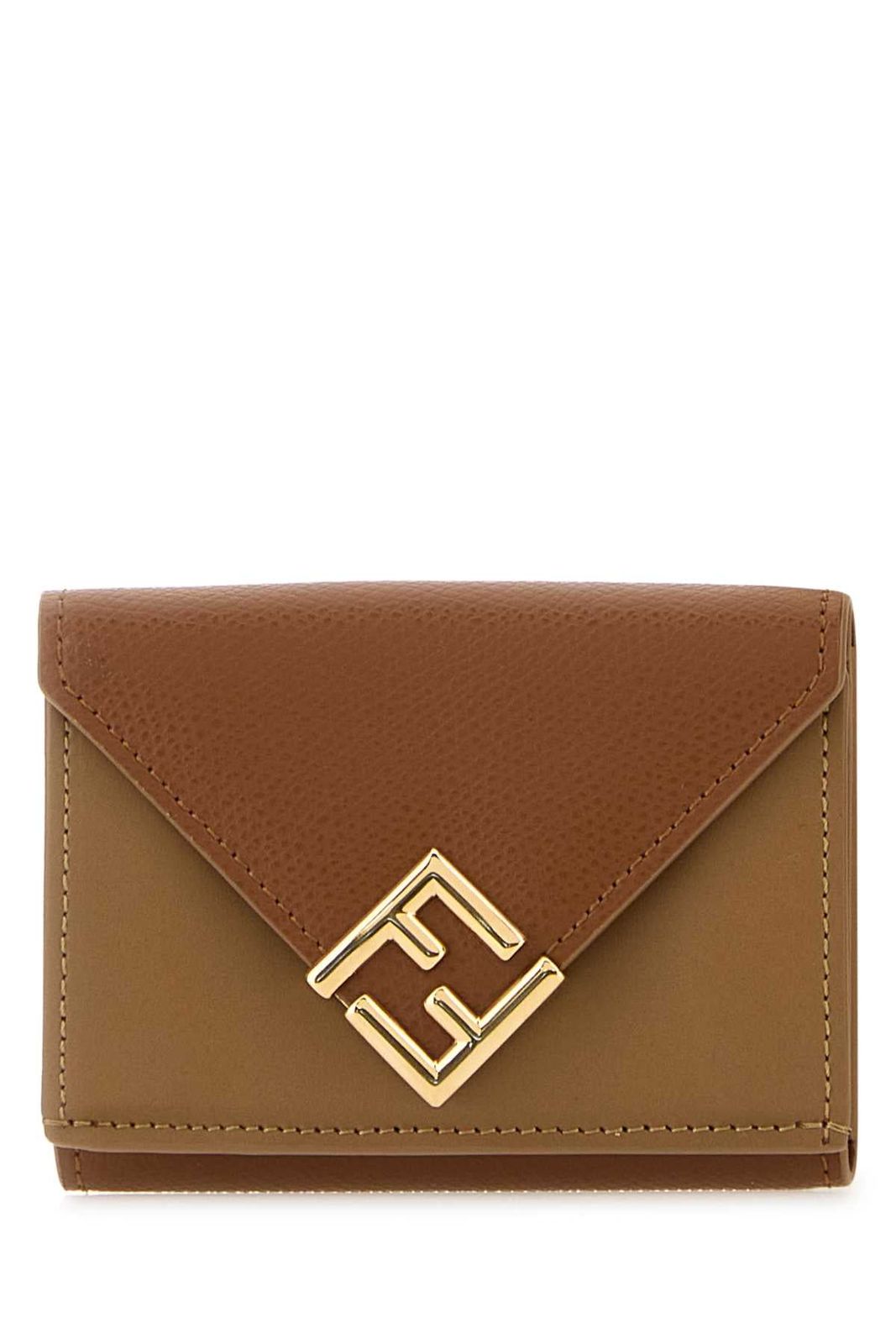 【新品・最安値】Fendi Mini trifold vit.king/cruis SAND+SELLIER+OS 正規品 三つ折り財布