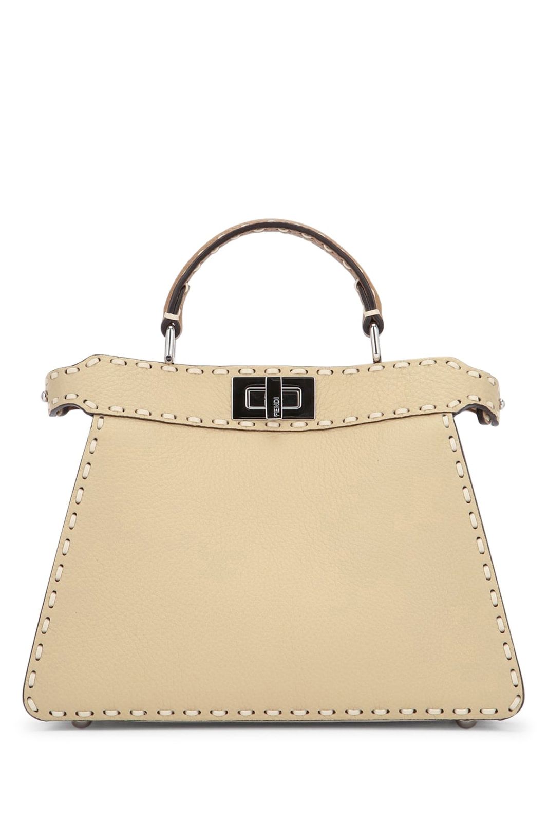 【新品・最安値】Fendi Peekaboo iseeu selleria macro PAGLIA+CAPPU+CAMEL+P 正規品 ハンドバッグ