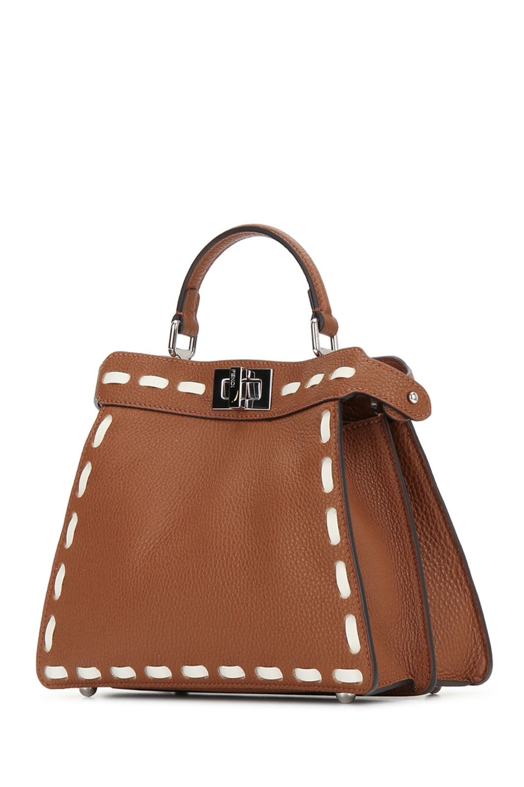 【新品・最安値】Fendi Peekaboo iseeu cuoio romano m SELLIER+BC ICE+P 正規品 ハンドバッグ
