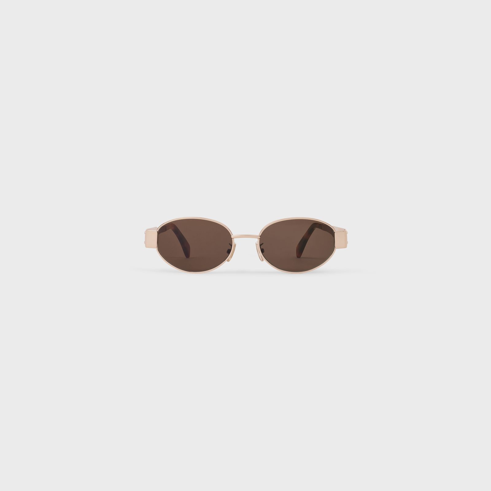 【新品・最安値】Celine Triomphe metal 01 ROSEGOLDBROWN 正規品 サングラス 46,860円