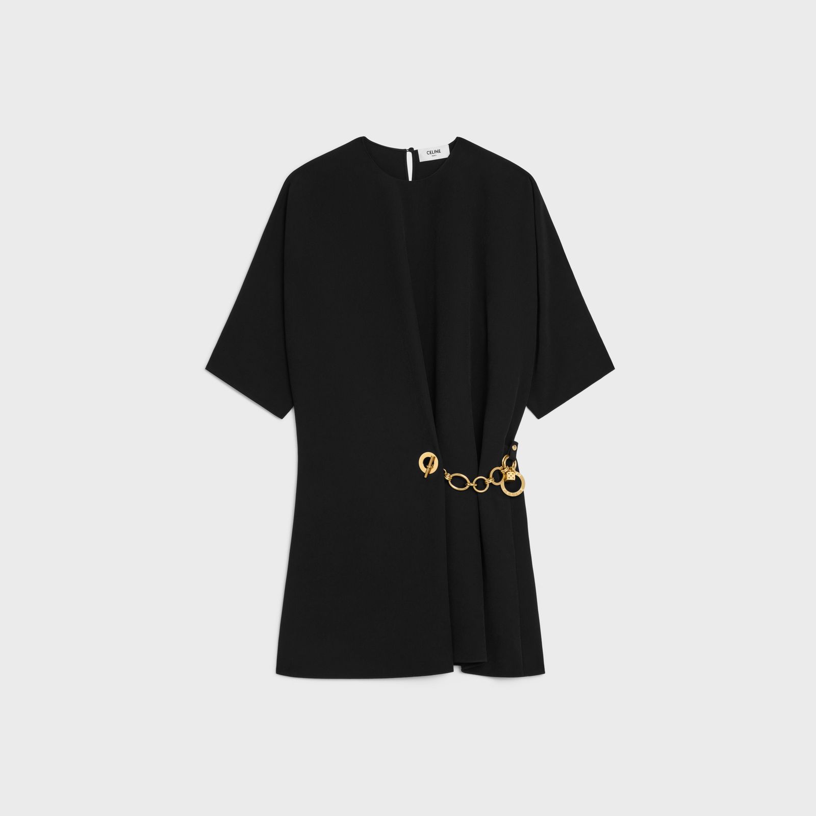 【新品・最安値】Celine Wrap dress Black 正規品 その他