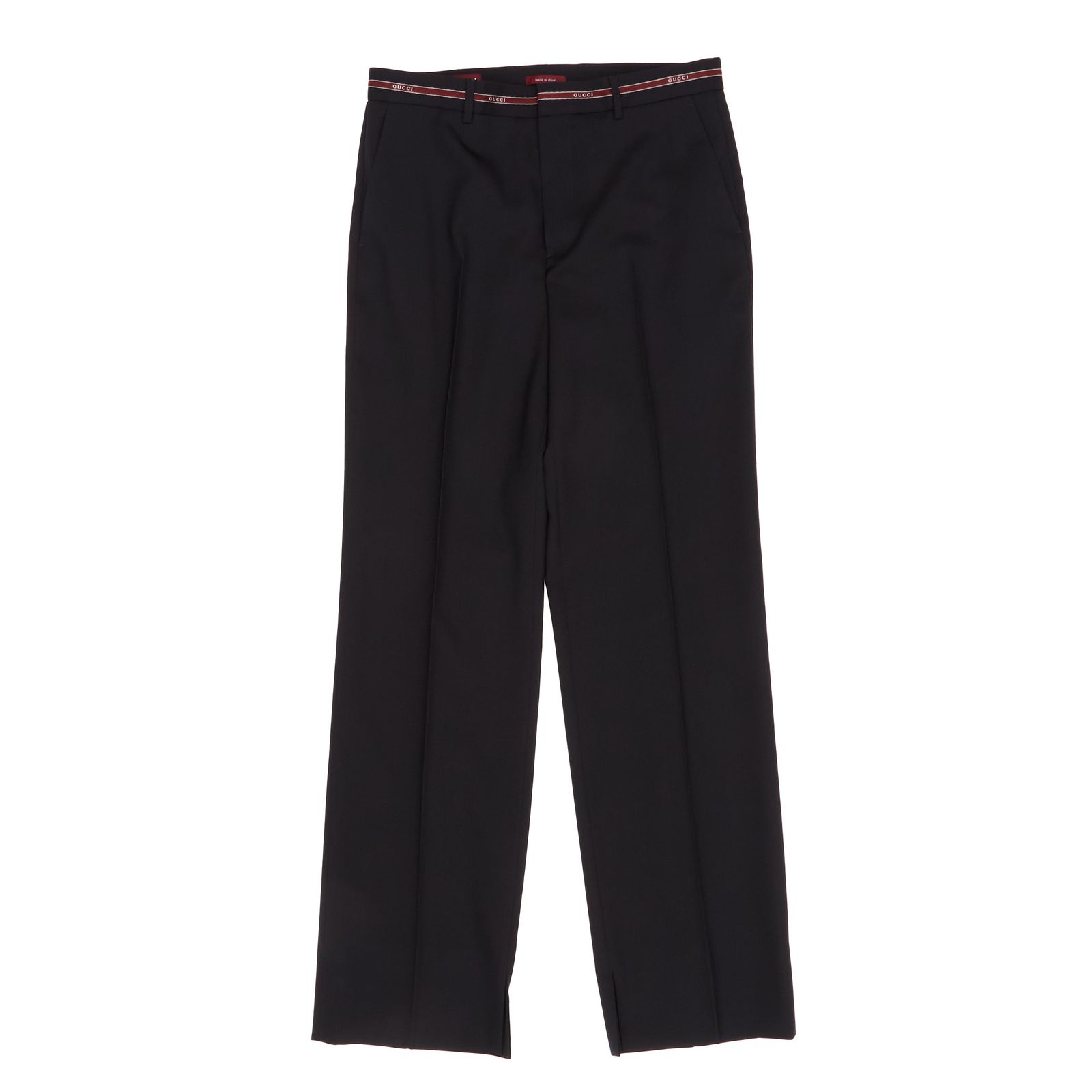 【新品・最安値】Gucci Pant wool selvedge w/horn BLUERED 正規品 その他