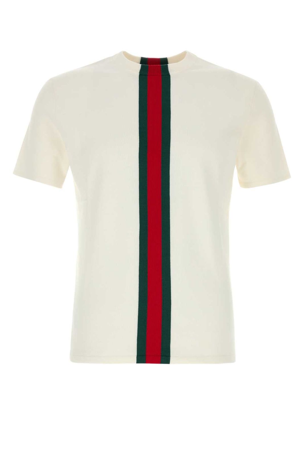 【新品・最安値】Gucci S/s cw/neck WHITEMILKGREENRED 正規品 Tシャツ