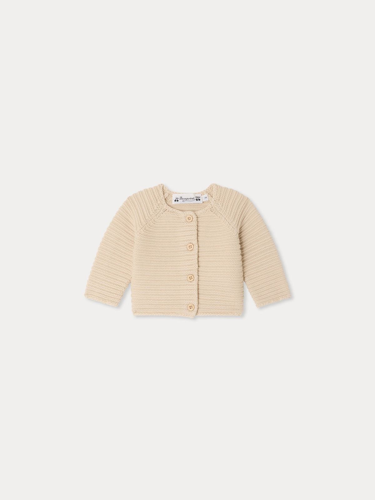 【新品・最安値】Bonpoint Cardigan abid BEIGE 正規品 ノースリーブ 14,040円
