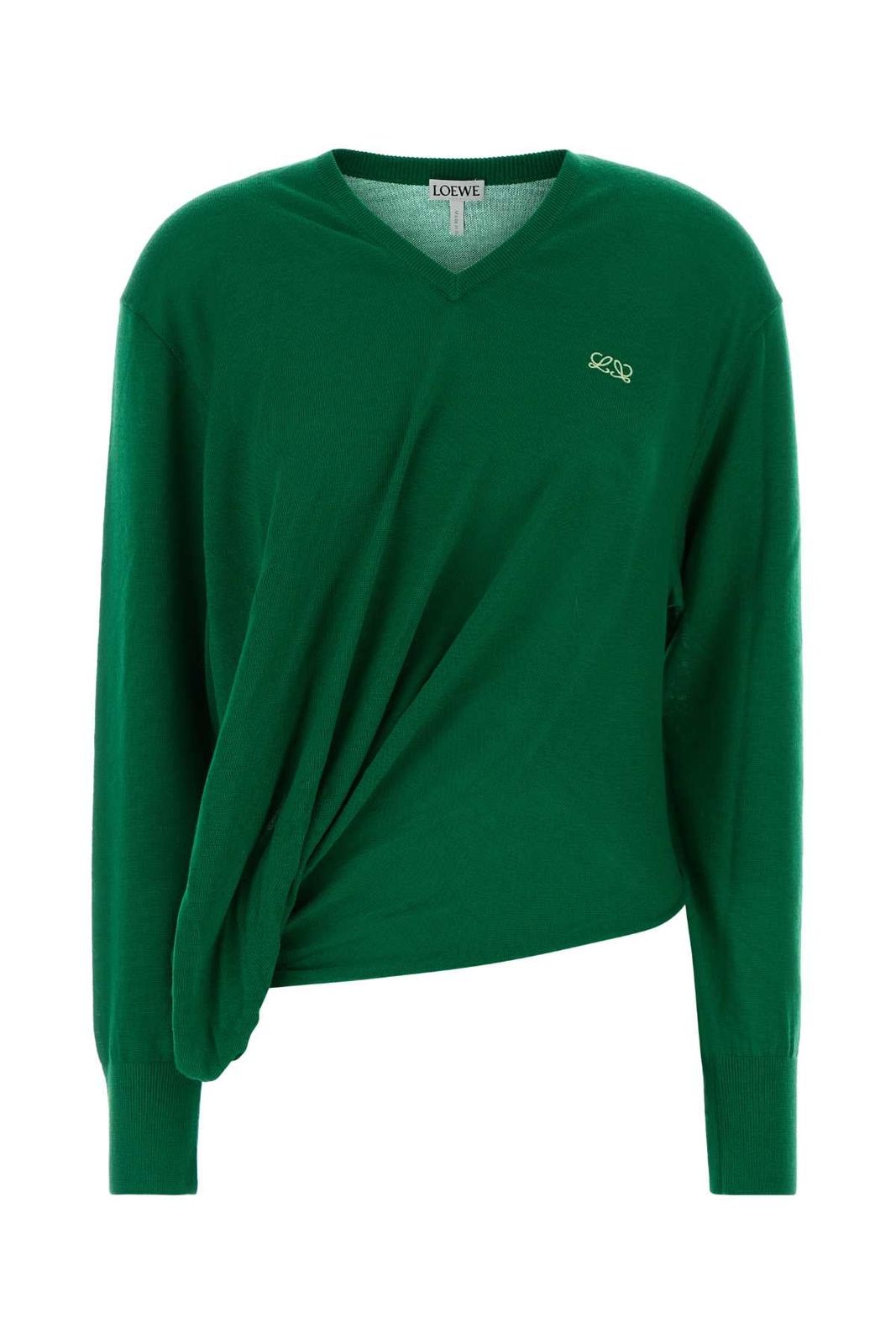 【新品・最安値】Loewe Draped sweater GREEN 正規品 ノースリーブ