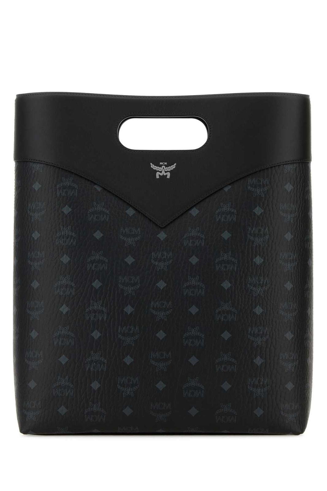 【新品・最安値】Mcm Diamond vlm tote lrg bk BLACK 正規品 ハンドバッグ