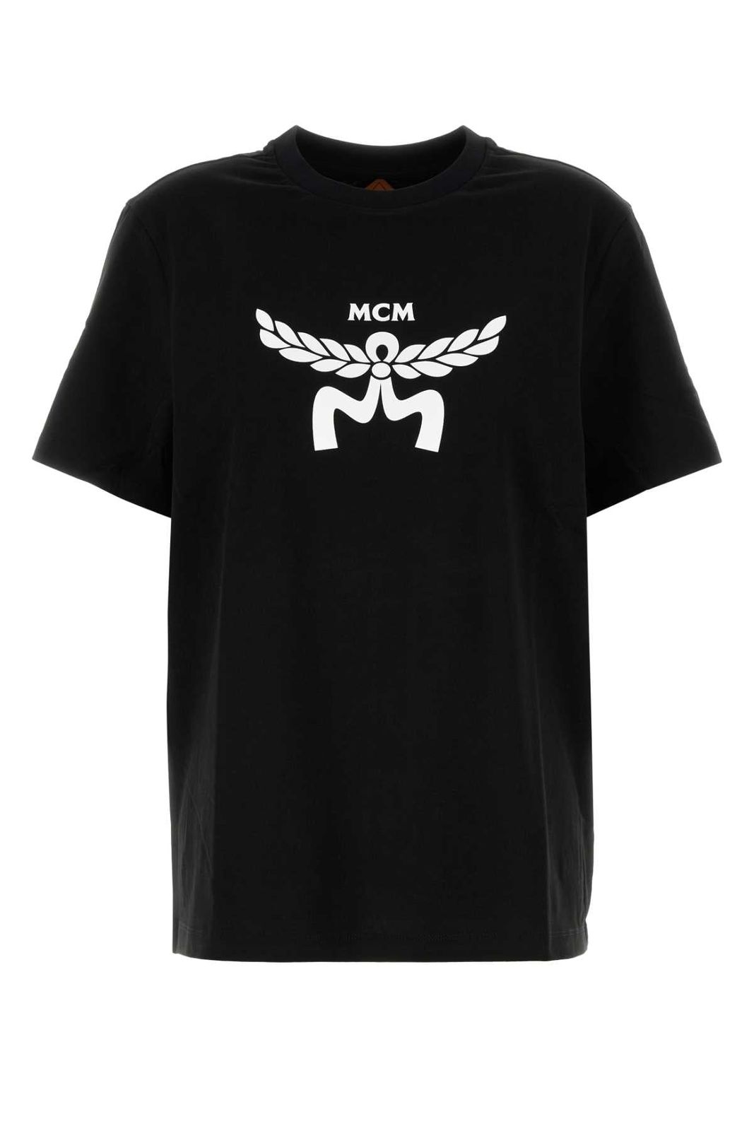 【新品・最安値】Mcm U mcm col jersey t-shirt bk BLACK 正規品 半袖(Tシャツ)