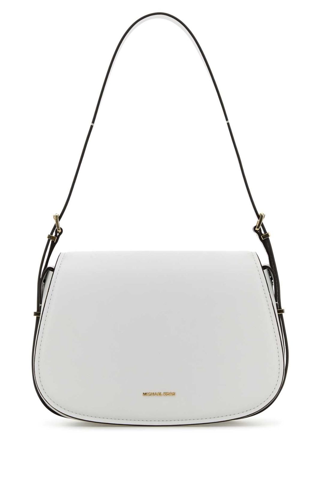 【新品・最安値】Michael By Michael Kors 30/32 solid liscio leather OPTICWHITE 正規品 ハンドバッグ
