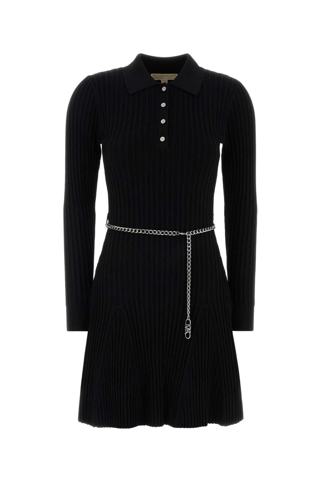 【新品・最安値】Michael By Michael Kors Visc polo flare mini drs BLACK 正規品 その他