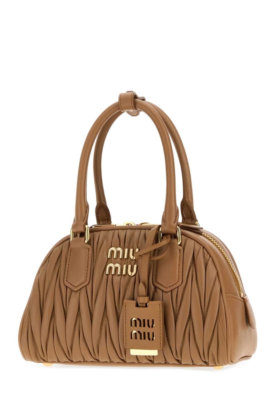 【新品・最安値】MIU MIU Miu Borse CARAMEL 正規品 ハンドバッグ
