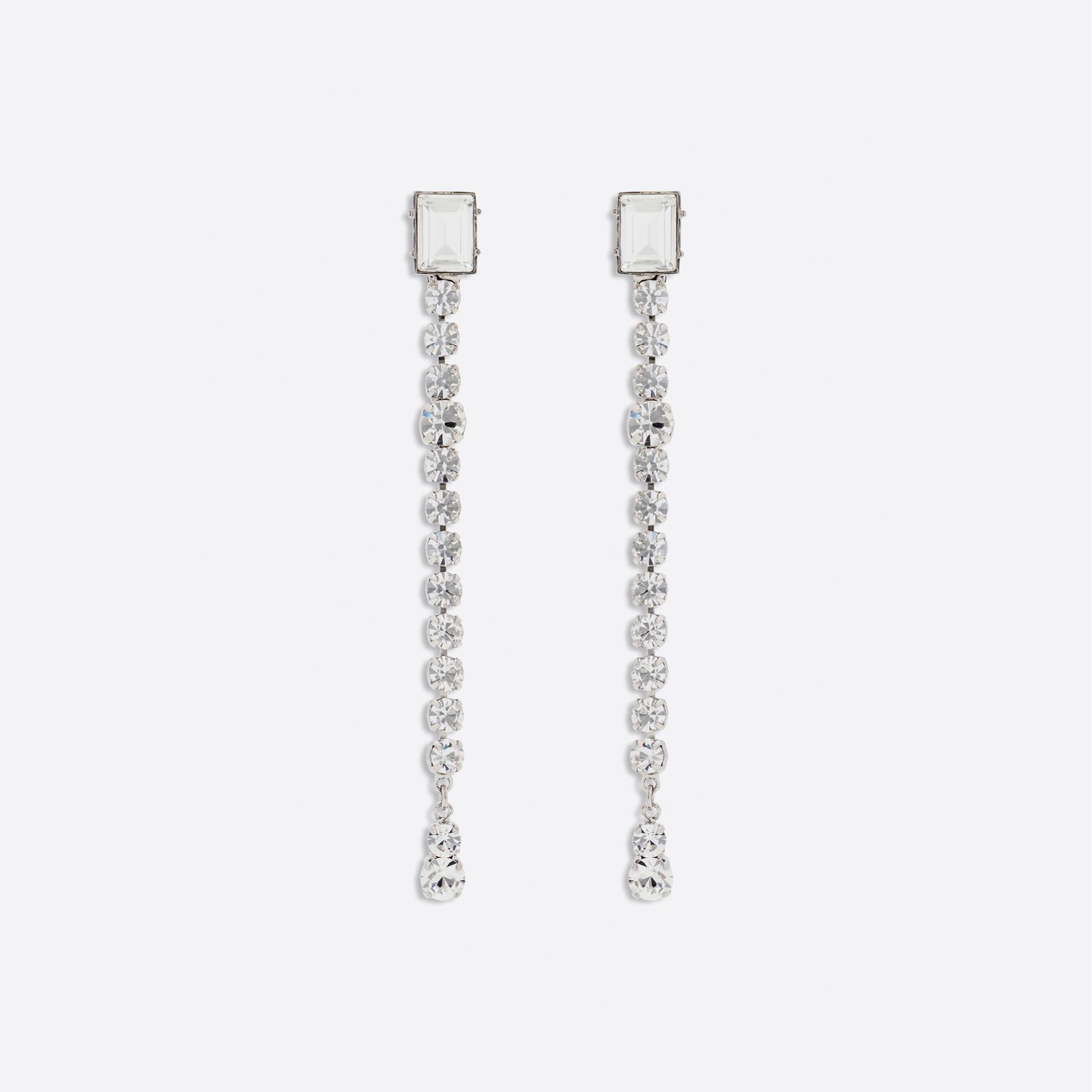 【新品・最安値】Alessandra Rich Crystal earrings CRYSILVER 正規品 イヤリング 24,300円