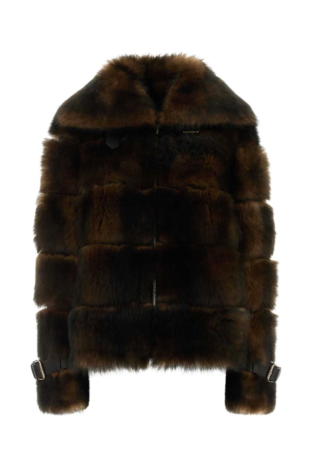 【新品・最安値】Fendi Shearling toscano look BLACK 正規品 毛皮・ファーコート