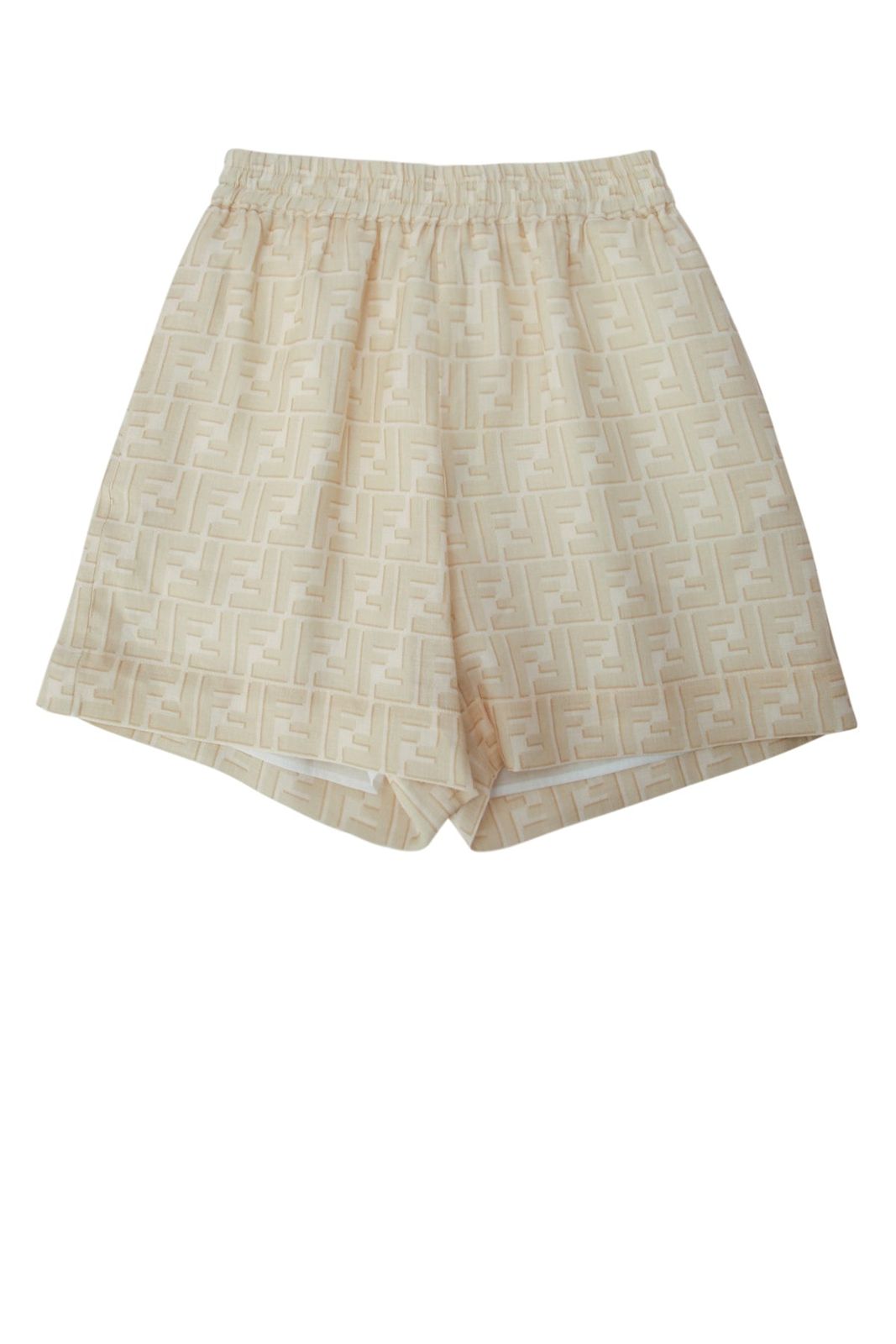 【新品・最安値】Fendi Kids Bermuda ff shadow prin linen BEIGE 正規品 その他