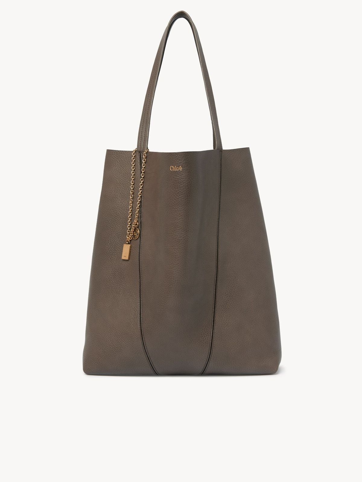 【新品・最安値】Chloe S810 - chloé spin FLANNELGREY 正規品 ハンドバッグ 106,600円