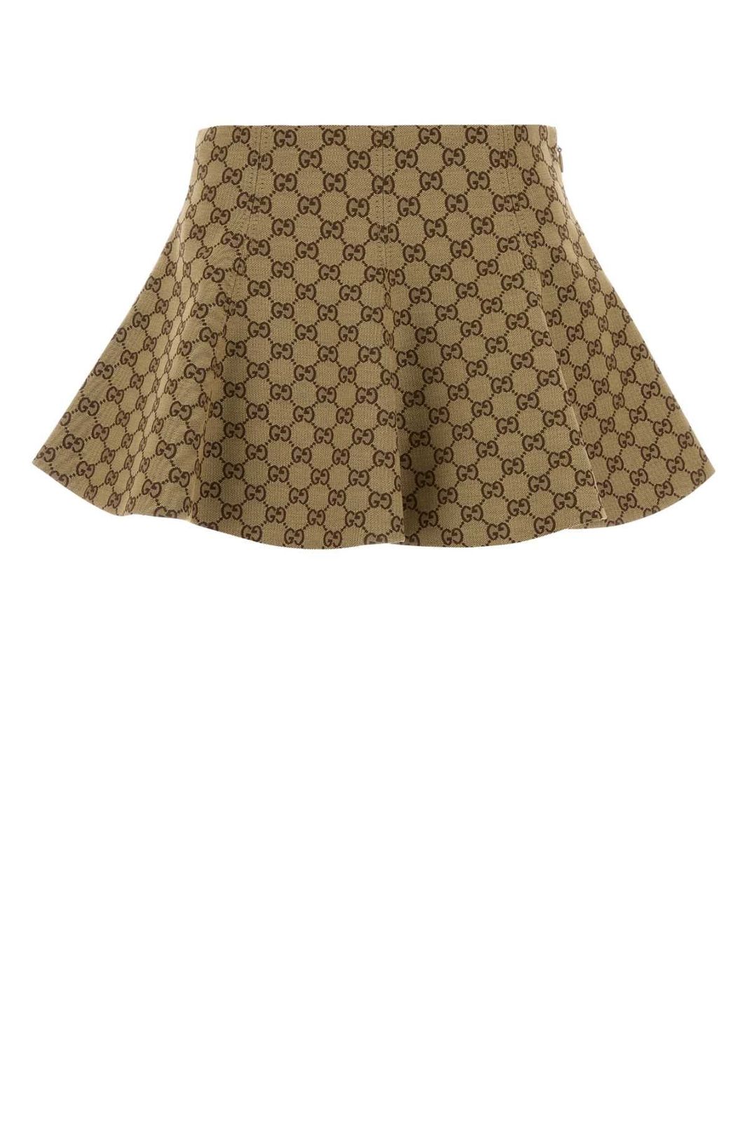 【新品・最安値】Gucci Skirt CAMELEBONY 正規品 その他
