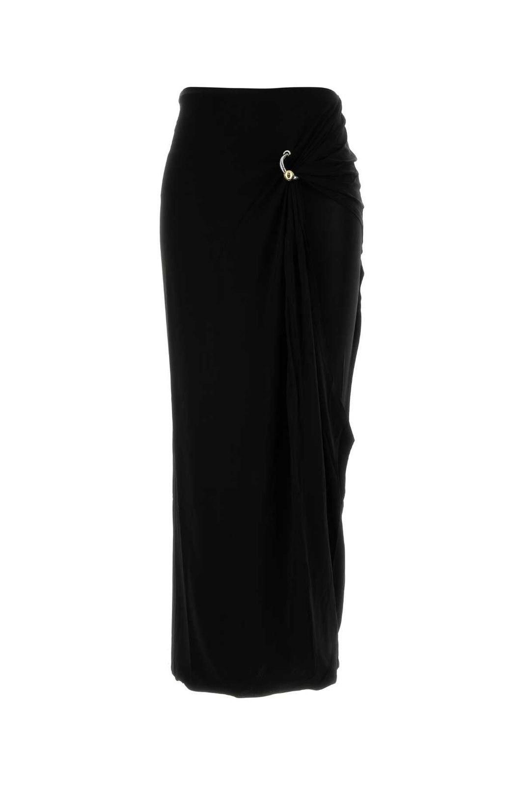 【新品・最安値】Jean Paul Gaultier Stretch viscose double layer long skirt with 