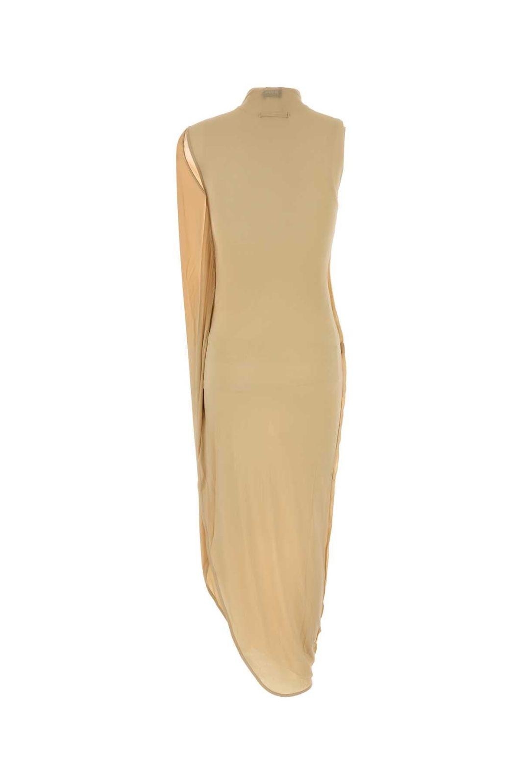 【新品・最安値】Jean Paul Gaultier Stretch viscose long dress with cotton mesh and in NUDE 正規品 その他