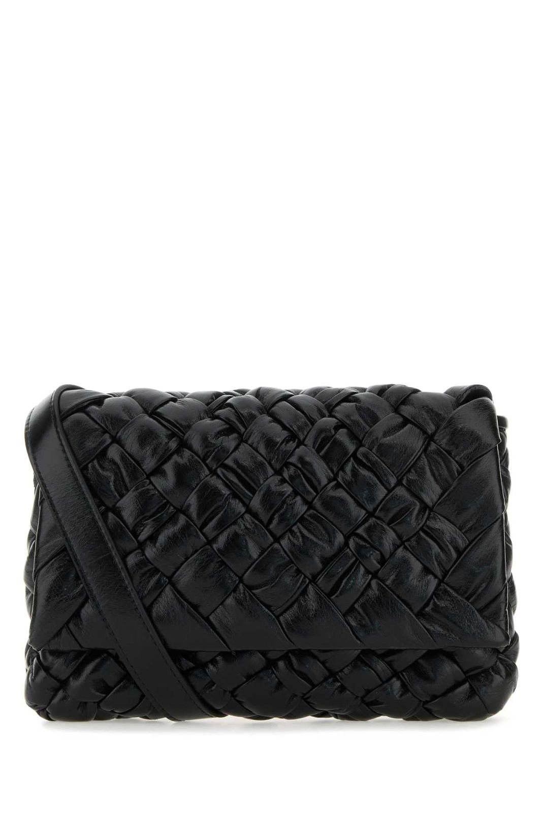 【新品・最安値】Bottega Veneta Borsa BLACKSILVER 正規品 ショルダーバッグ