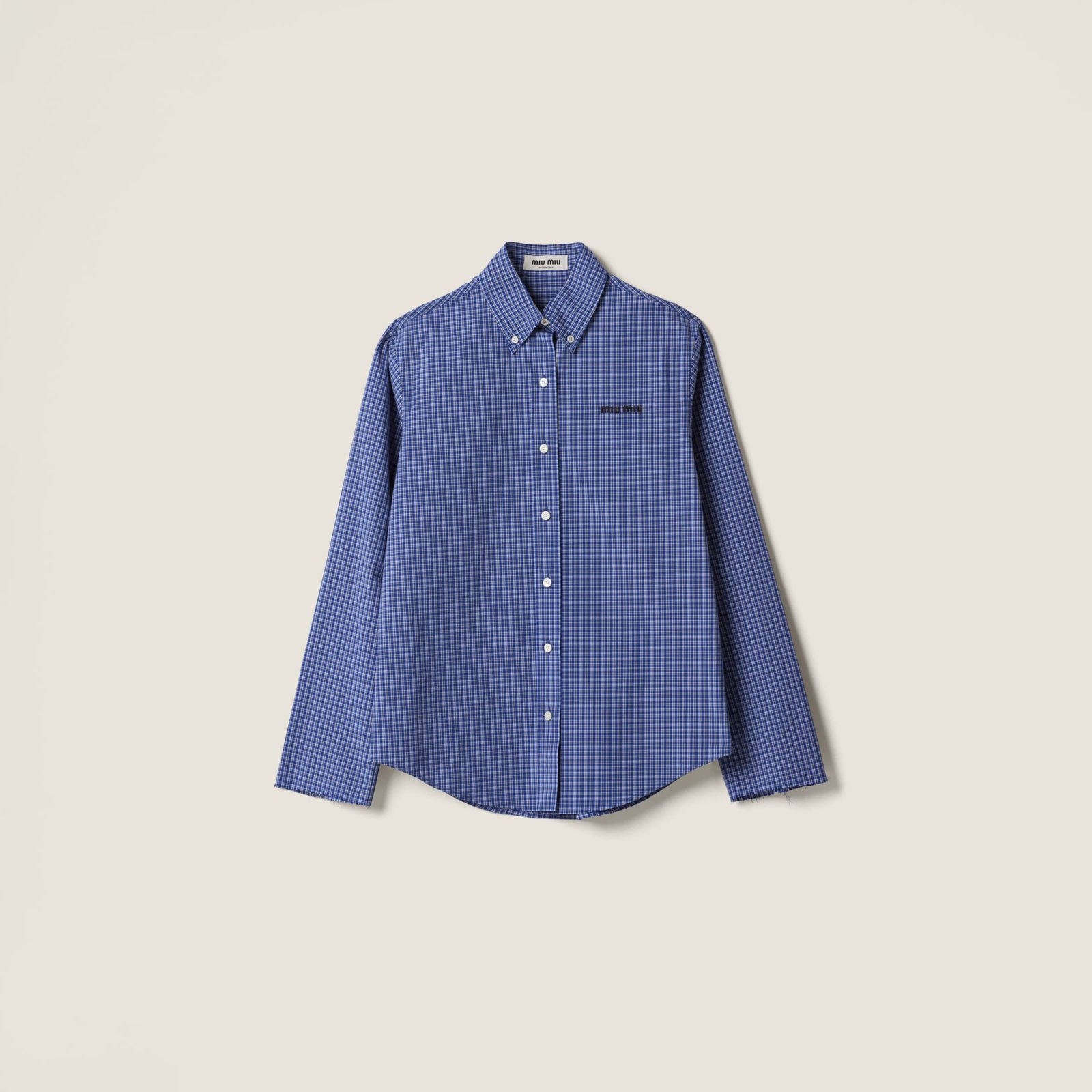 【新品・最安値】MIU MIU Miu Camicie AZZURRO 正規品 半袖(Tシャツ)