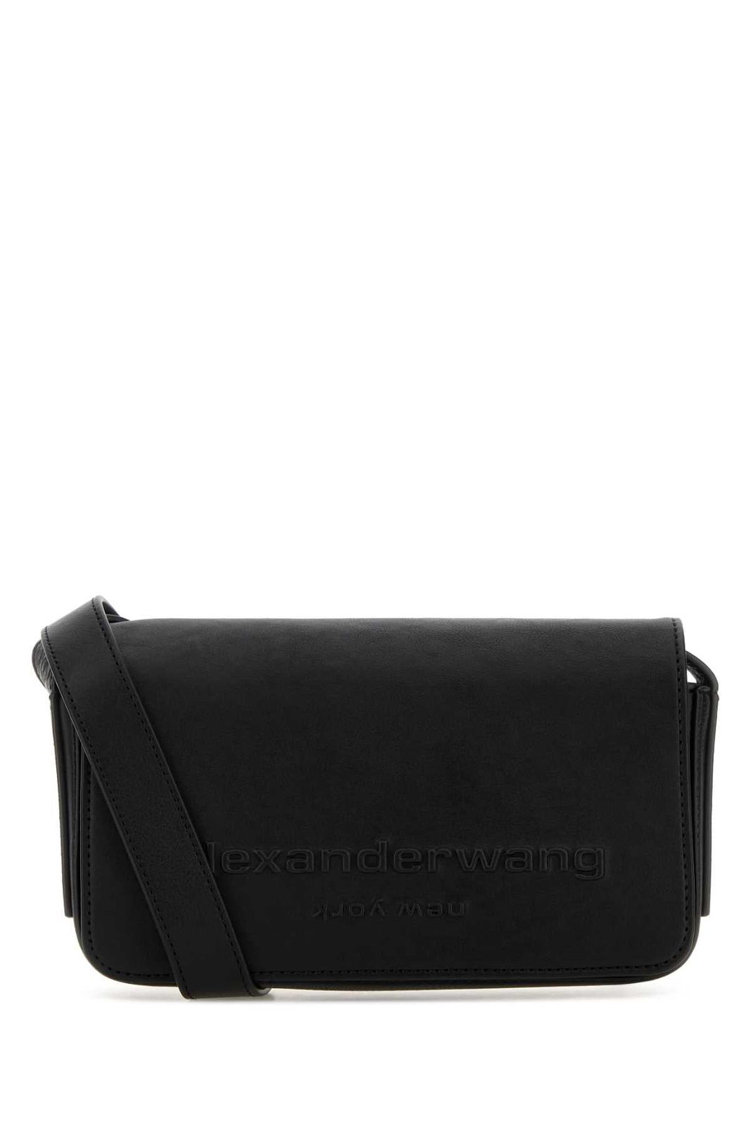 【新品・最安値】Alexander Wang Punch flap crossbody BLACK 正規品 ショルダーバッグ