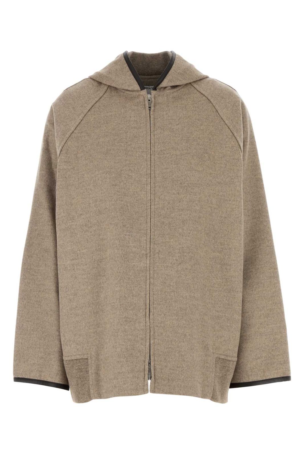 【新品・最安値】Bottega Veneta Cappotto SANDSHELLMELANGE 正規品 Gジャン・デニムジャケット・カバーオール