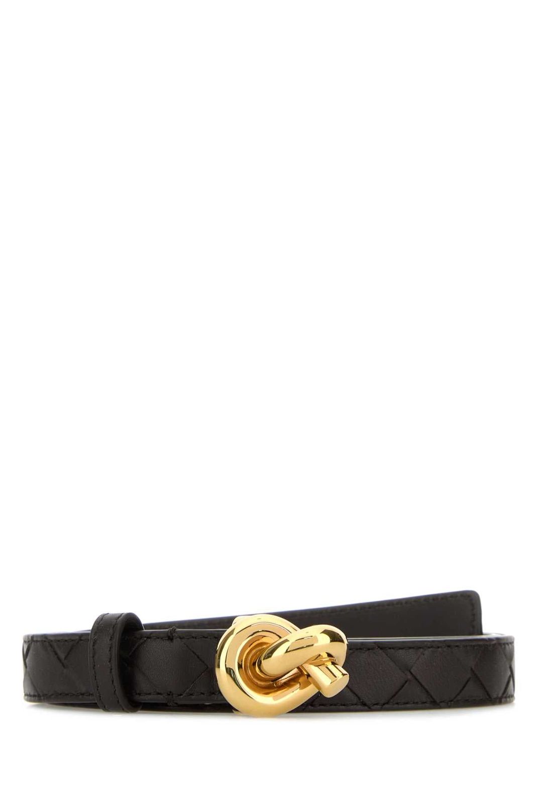 【新品・最安値】Bottega Veneta Cintura intr.15 silky calf/sil FONDANTMBRASS 正規品 ベルト